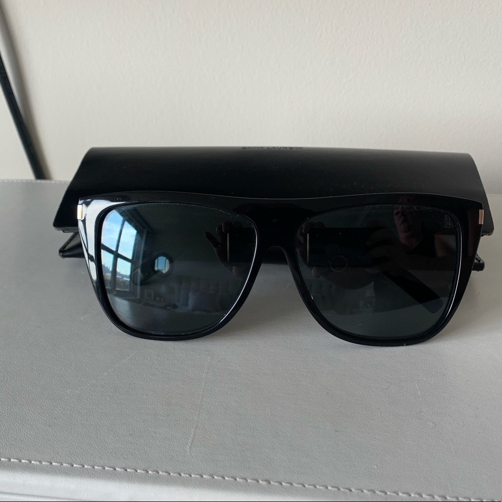 Gently used saint laurent sunglasses!
